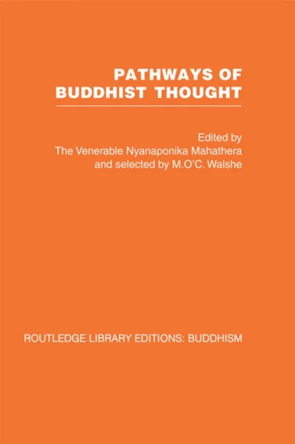 Pathways of Buddhist Thought