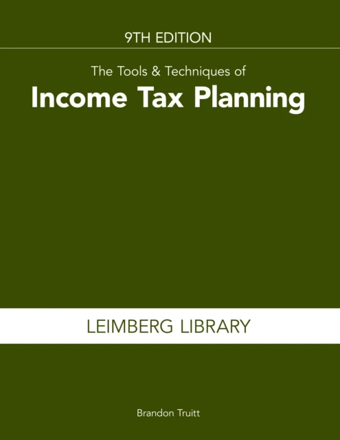 Tools & Techniques of Income Tax Planning, 9th edition