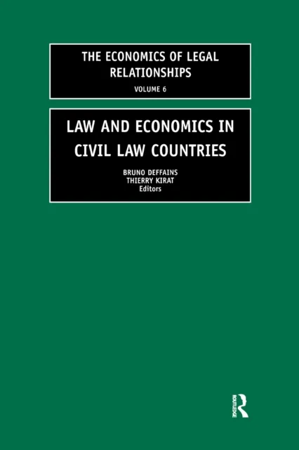 Law and Economics in Civil Law Countries