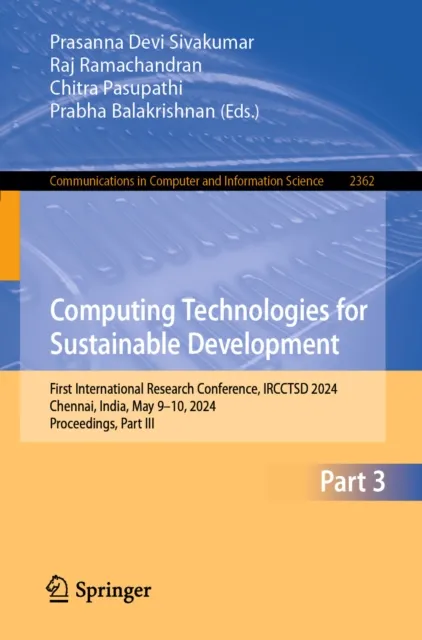 Computing Technologies for Sustainable Development