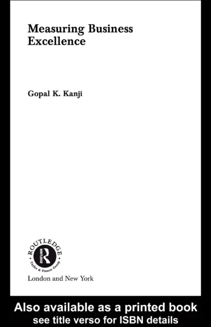 Measuring Business Excellence