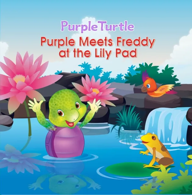 Purple Meets Freddy at the Lily Pad