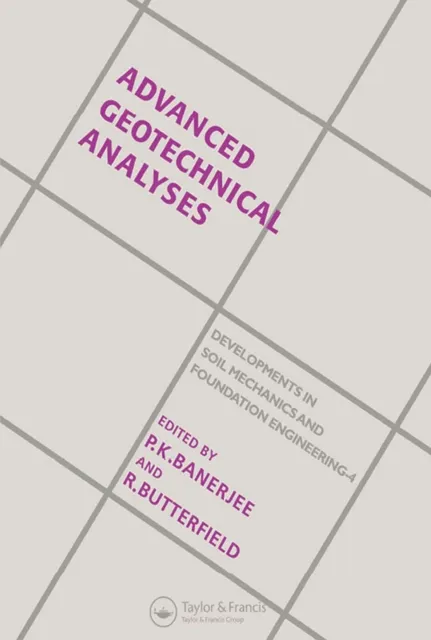 Advanced Geotechnical Analyses