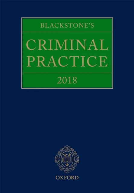 Blackstone's Criminal Practice 2018