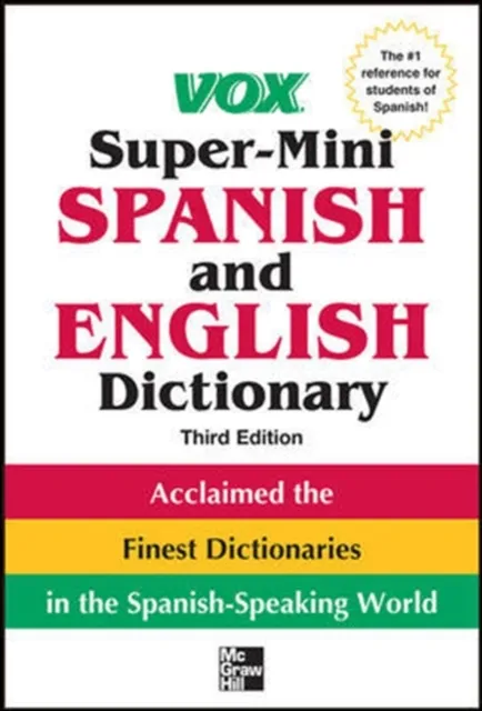 Vox Super-Mini Spanish and English Dictionary, 3rd Edition