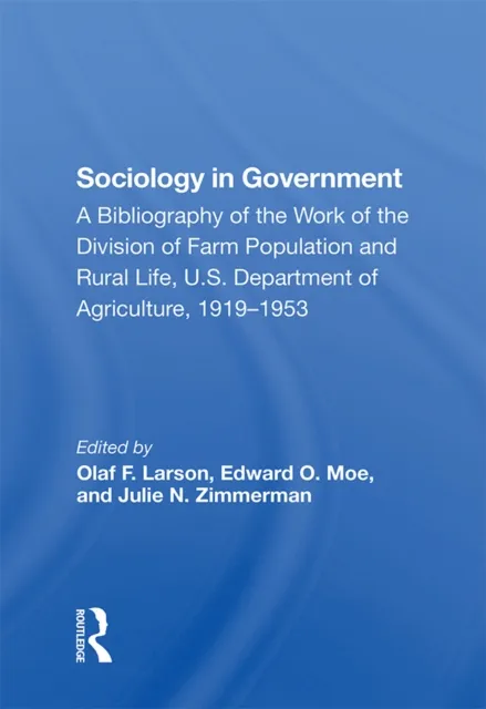 Sociology In Government