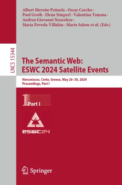 Semantic Web: ESWC 2024 Satellite Events