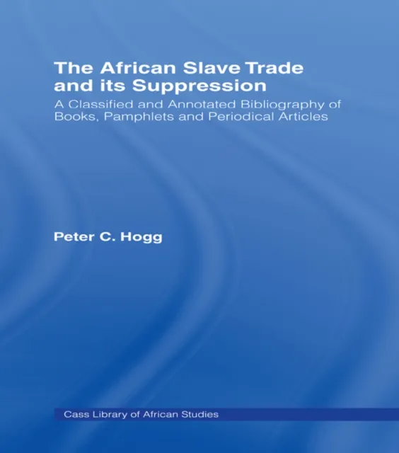 African Slave Trade and Its Suppression