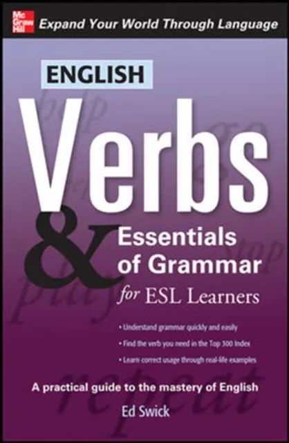 English Verbs & Essentials of Grammar for ESL Learners