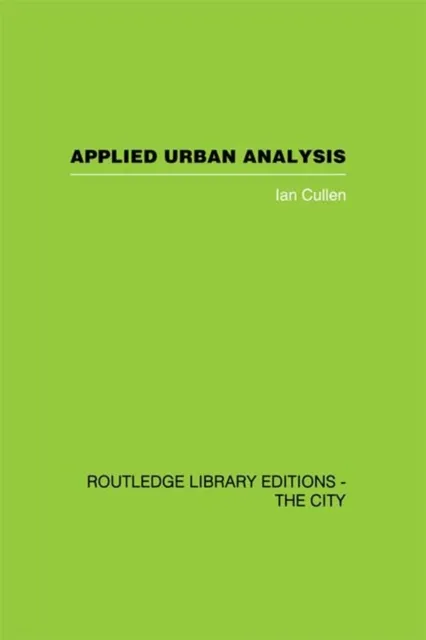 Applied Urban Analysis