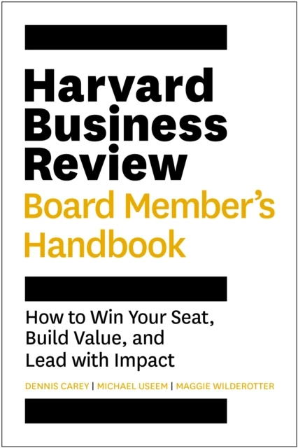 Harvard Business Review Board Member's Handbook