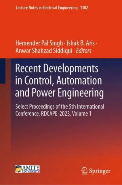 Recent Developments in Control, Automation and Power Engineering