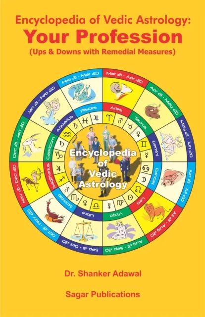 Encyclopedia of Vedic Astrology: Your Profession (Ups & Downs with Remedial Measures) : This astrology book has been originally published by the prestigious Sagar Publications with  Dr.Shanker Adawal