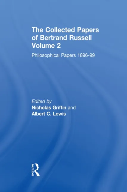 Collected Papers of Bertrand Russell, Volume 2