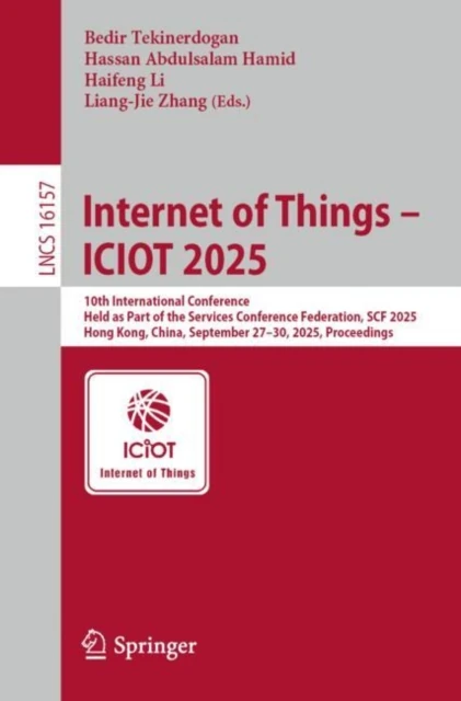 Internet of Things - ICIOT 2025