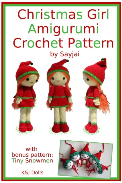Christmas Girl Amigurumi Crochet Pattern