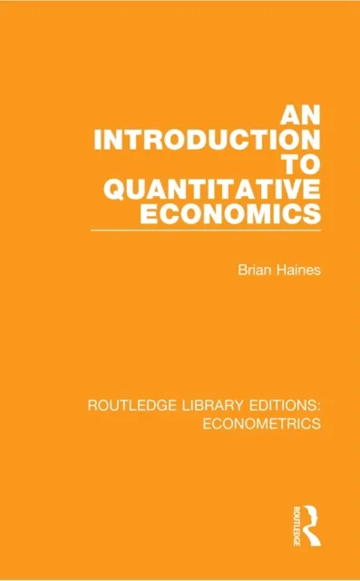 Introduction to Quantitative Economics