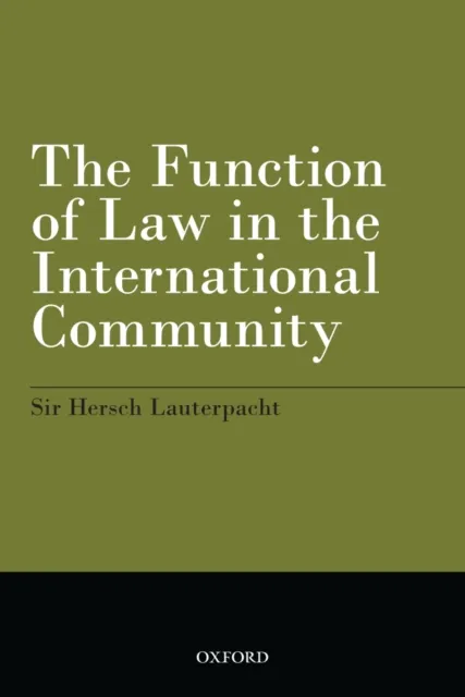 Function of Law in the International Community