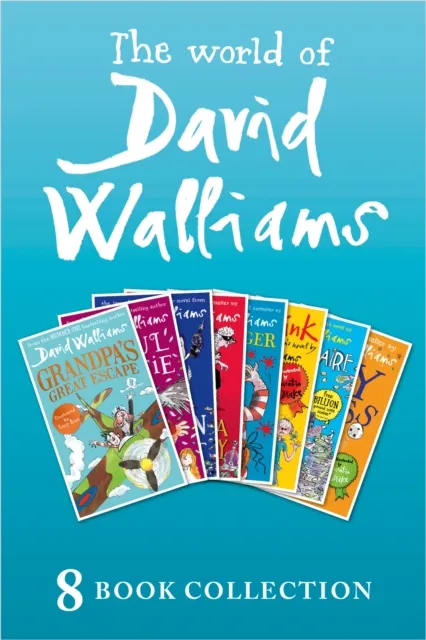 World of David Walliams: 8 Book Collection (The Boy in the Dress, Mr Stink, Billionaire Boy, Gangsta Granny, Ratburger, Demon Dentist, Awful Auntie, Grandpa's Great Escape)