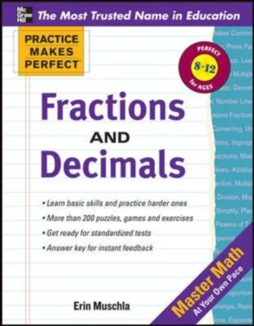 Practice Makes Perfect Fractions, Decimals, and Percents