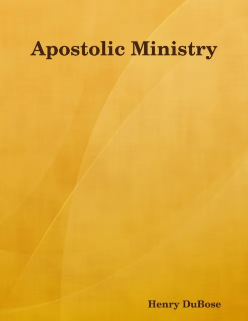 Apostolic Ministry