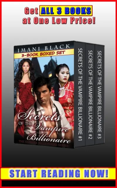 Secrets of the Vampire Billionaire 3-Book Boxed Set Bundle