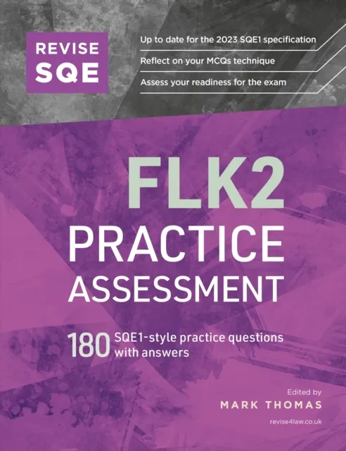 Revise SQE FLK2 Practice Assessment 2025/26