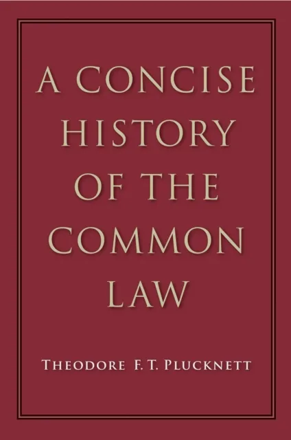 Concise History of the Common Law