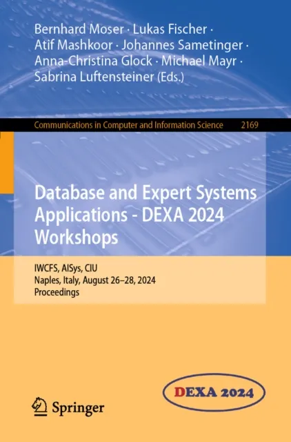 Database and Expert Systems Applications - DEXA 2024 Workshops