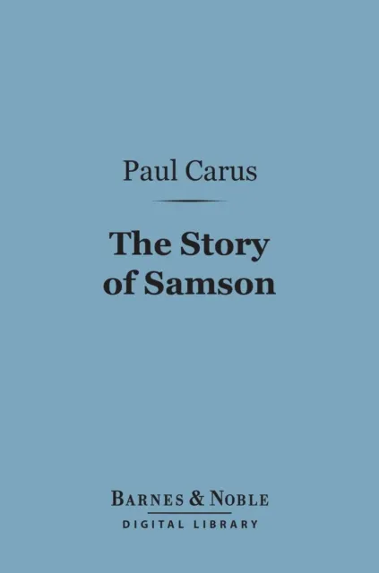Story of Samson (Barnes & Noble Digital Library)