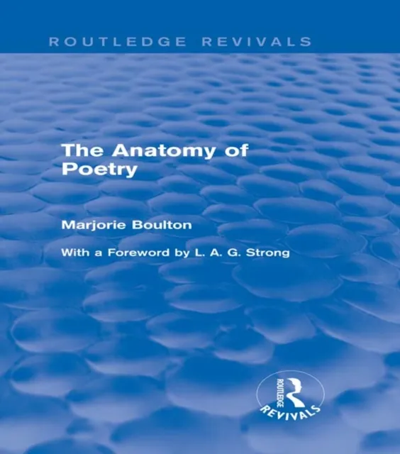 Anatomy of Poetry (Routledge Revivals)