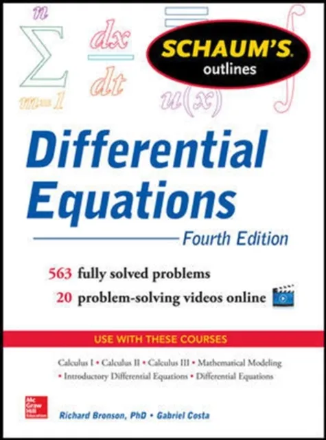 Schaum's Outline of Differential Equations, 4th Edition