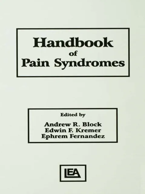Handbook of Pain Syndromes