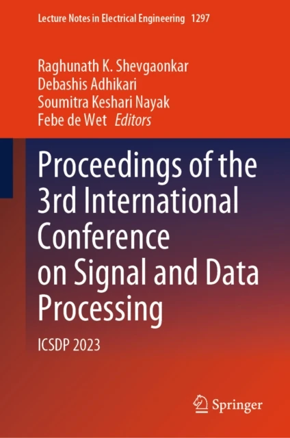 Proceedings of the 3rd International Conference on Signal and Data Processing