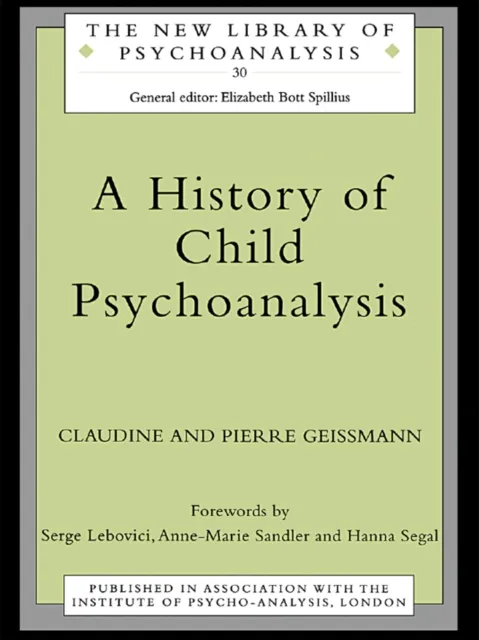 History of Child Psychoanalysis