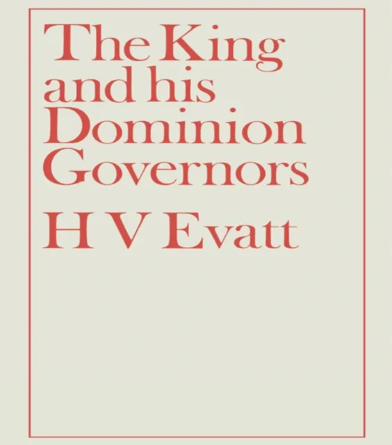 King and His Dominion Governors, 1936