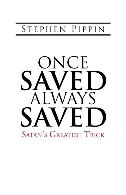 Once Saved, Always Saved