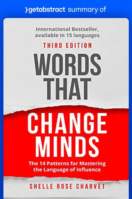 Summary of Words That Change Minds by Shelle Charvet