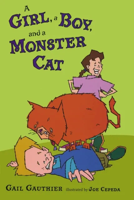 Girl, a Boy, and a Monster Cat