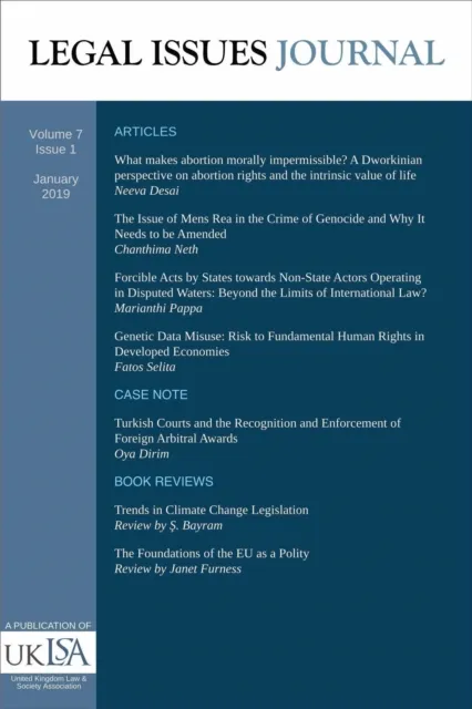 Legal Issues Journal 7(1)