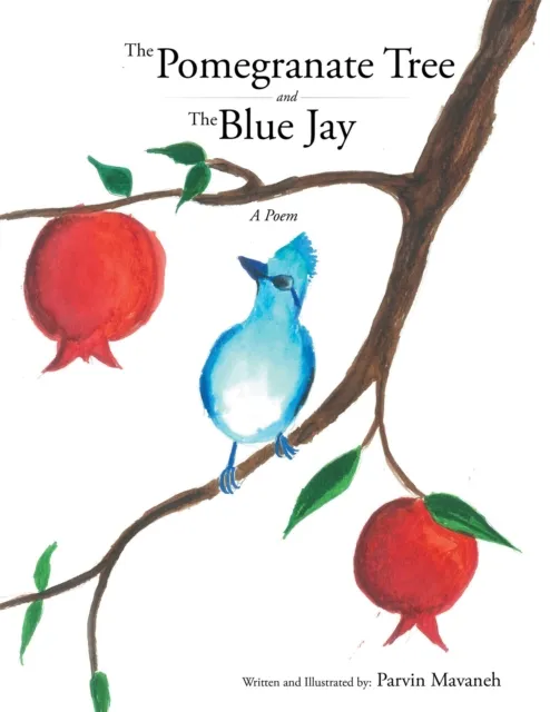 Pomegranate Tree and the Blue Jay