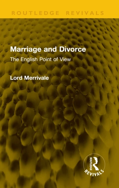 Marriage and Divorce