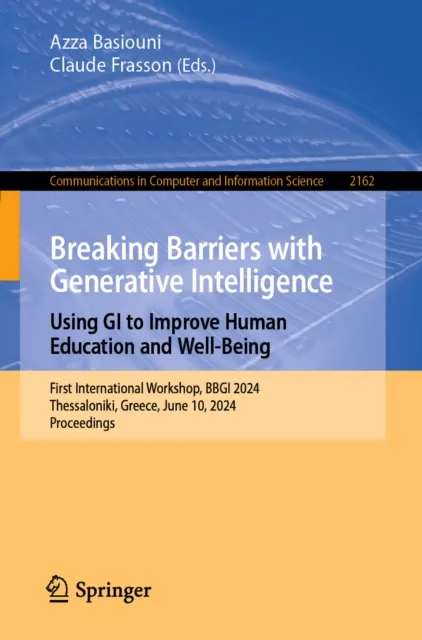 Breaking Barriers with Generative Intelligence. Using GI to Improve Human Education and Well-Being