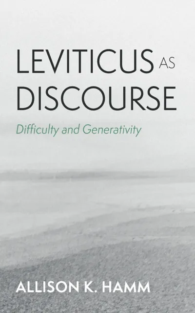 Leviticus as Discourse