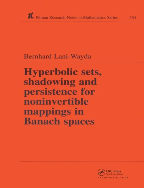 Hyperbolic Sets, Shadowing and Persistence for Noninvertible Mappings in Banach Spaces