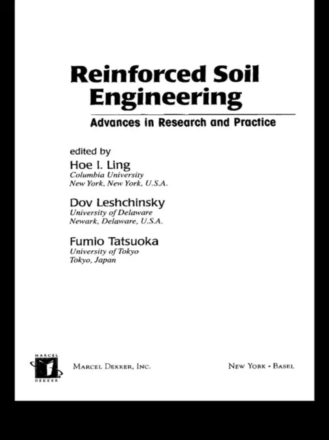 Reinforced Soil Engineering