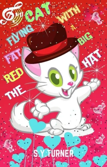 Red Fat Flying Cat With a Big Hat