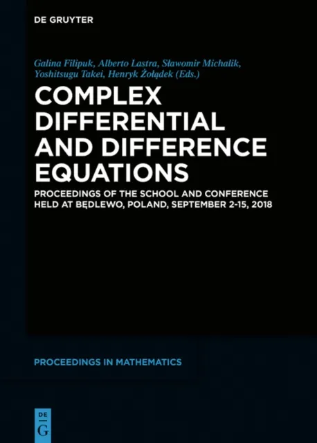 Complex Differential and Difference Equations