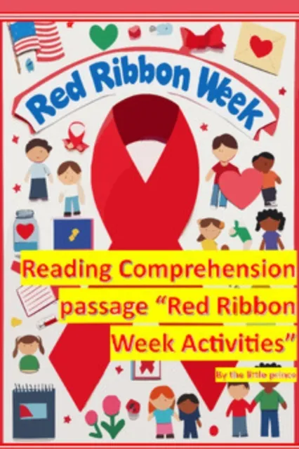 Red Ribbon Week Reading Comprehension Passage Red Ribbon Week Activities
