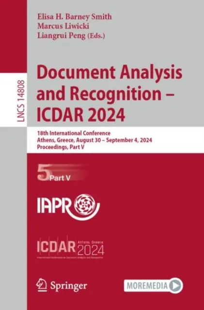 Document Analysis and Recognition - ICDAR 2024